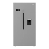 BEKO Pro HarvestFresh ASD2342VPS American-Style Fridge Freezer – Stainless Steel